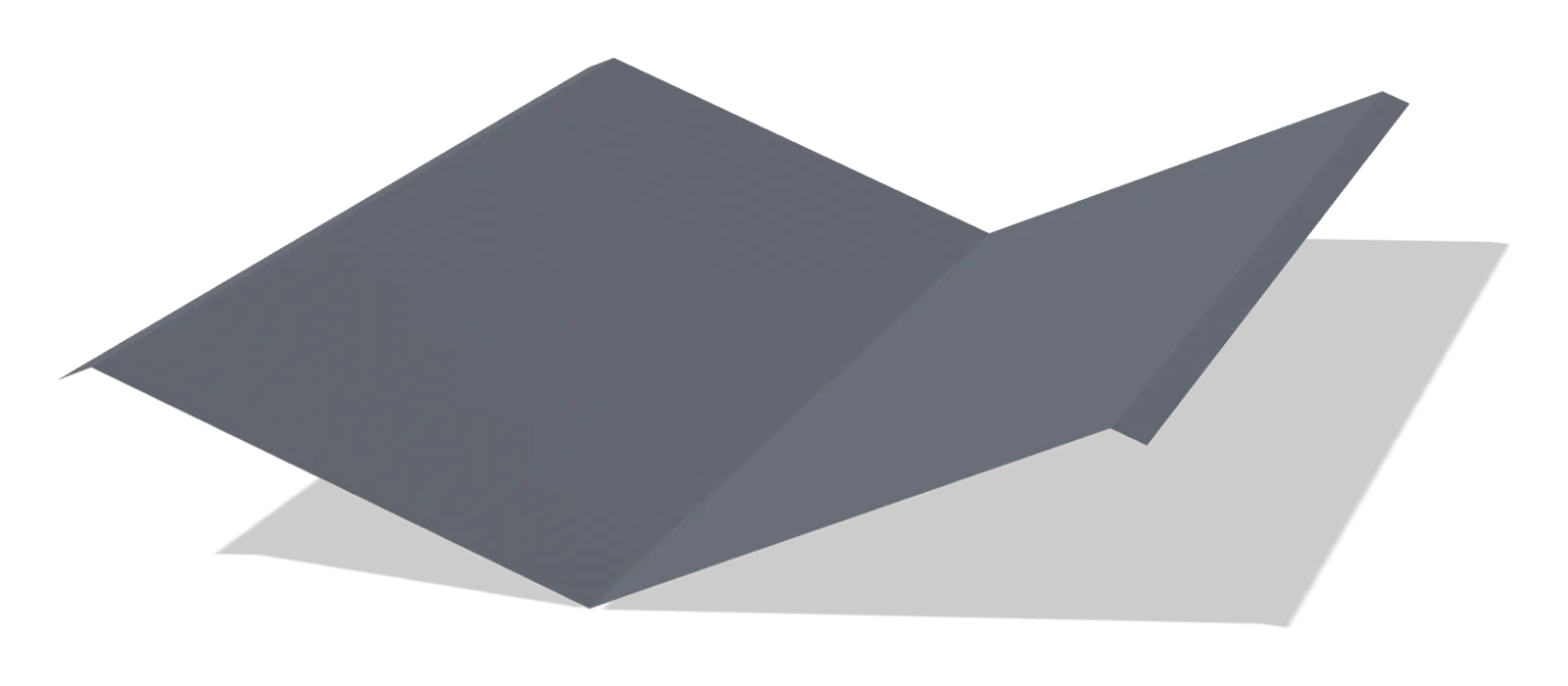Soy (62), kesim tomondan (RAL 7024 grafit, matoviy)